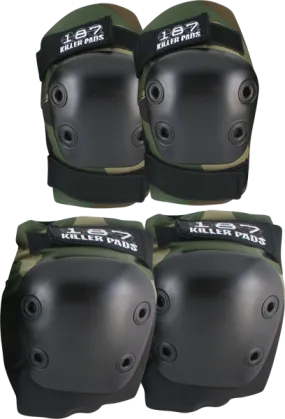 187 Combo Pack Knee/Elbow Pad Set Xs-Camo