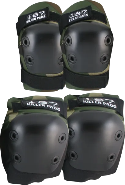 187 Combo Pack Knee/Elbow Pad Set Xs-Camo