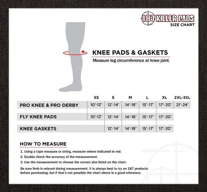 187 Knee Gasket Grey