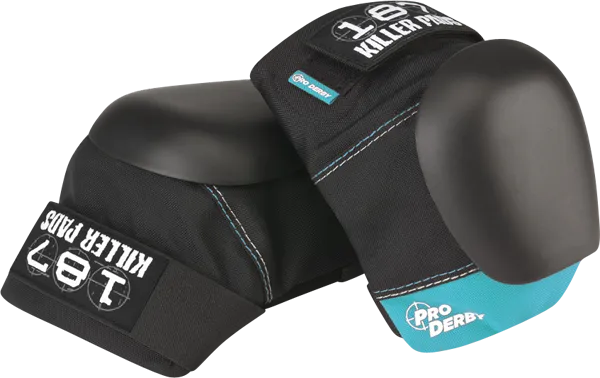 187 Pro Derby Knee Pads XS-Black/Blue