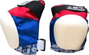 187 Pro Knee Pads Xl-Red/White/Blu