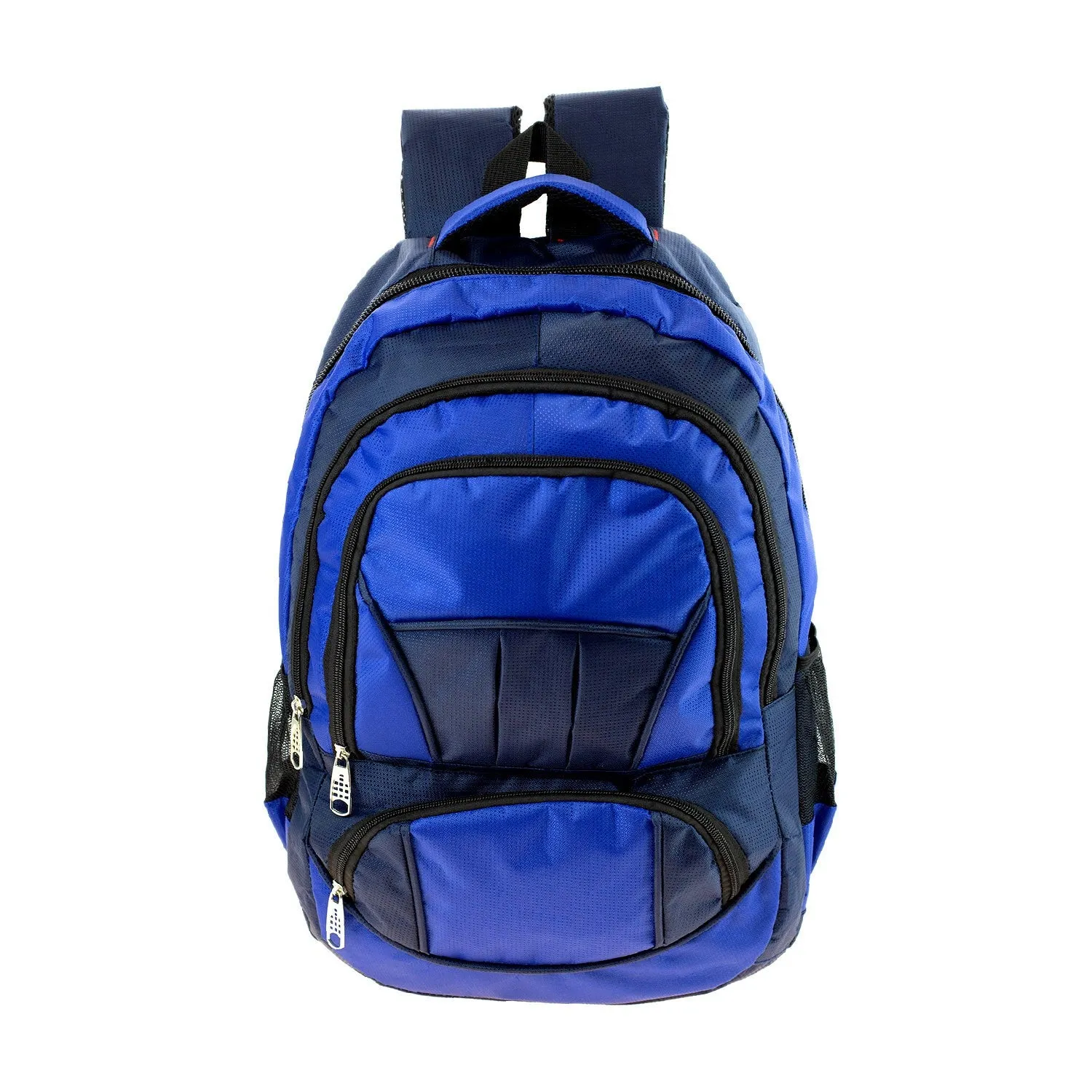 19" Durable Quality Premium Wholesale Backpack in 8 Assorted Colors - Bulk Case of 24