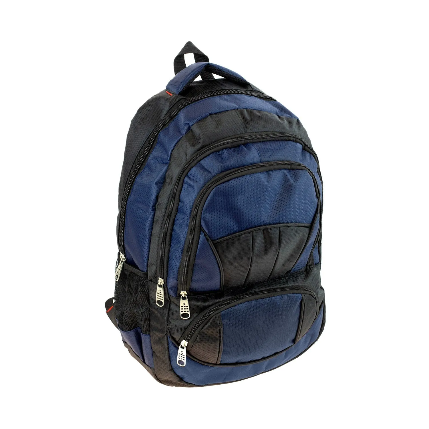 19" Durable Quality Premium Wholesale Backpack in 8 Assorted Colors - Bulk Case of 24