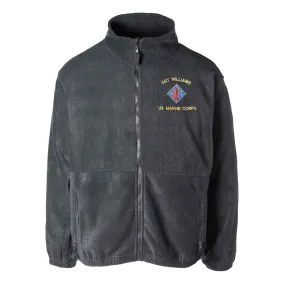 1st Battalion 1st Marines Embroidered Fleece Full Zip