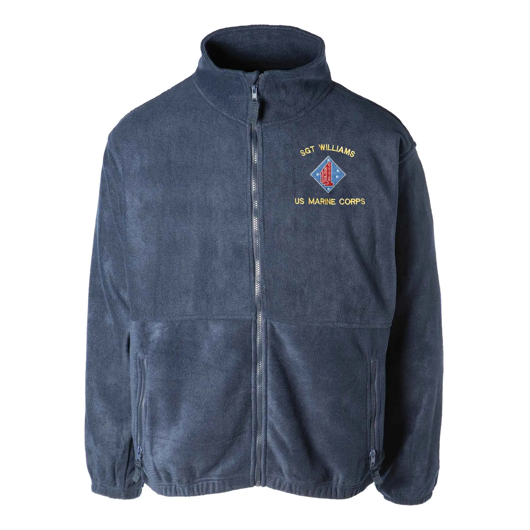 1st Battalion 1st Marines Embroidered Fleece Full Zip