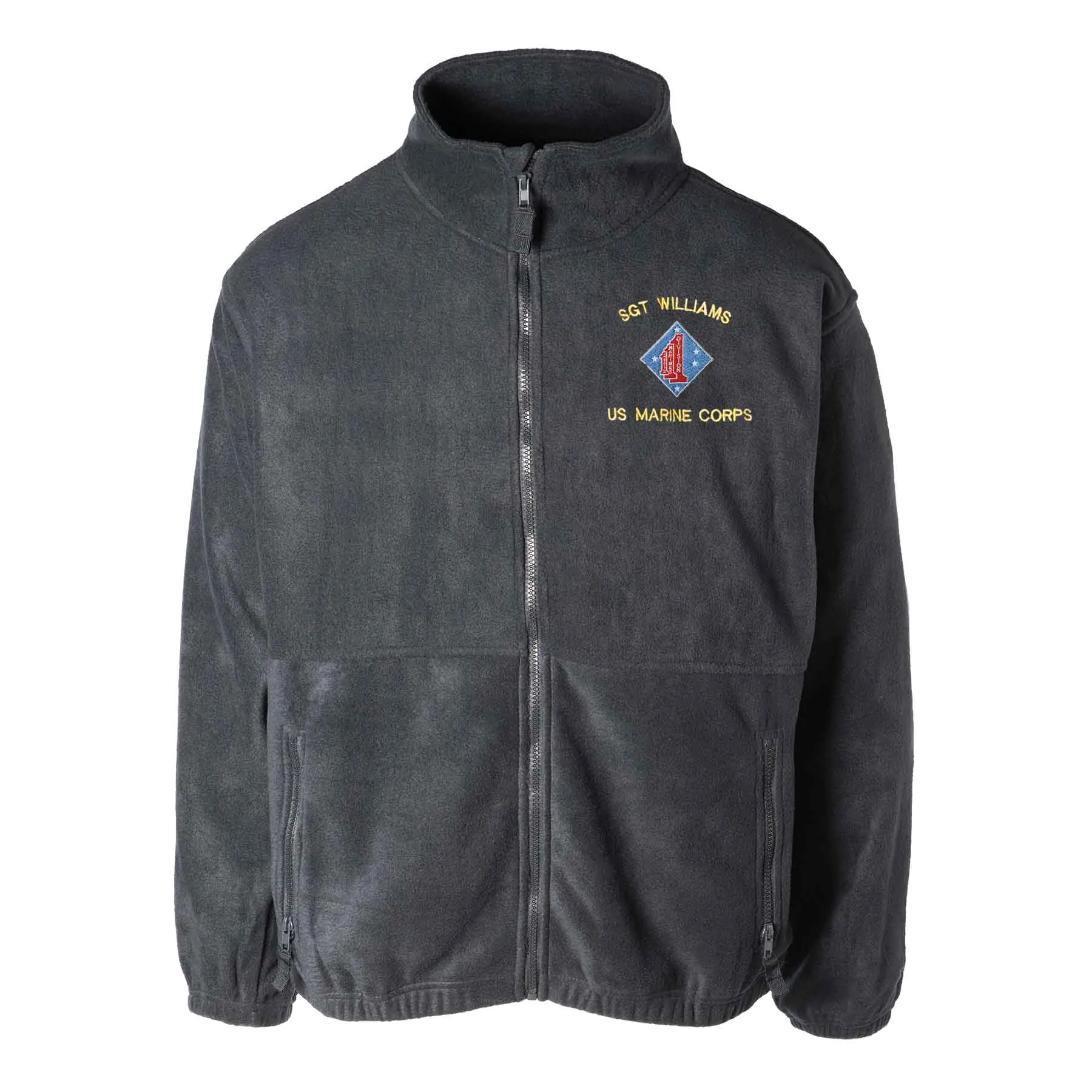 1st Battalion 1st Marines Embroidered Fleece Full Zip