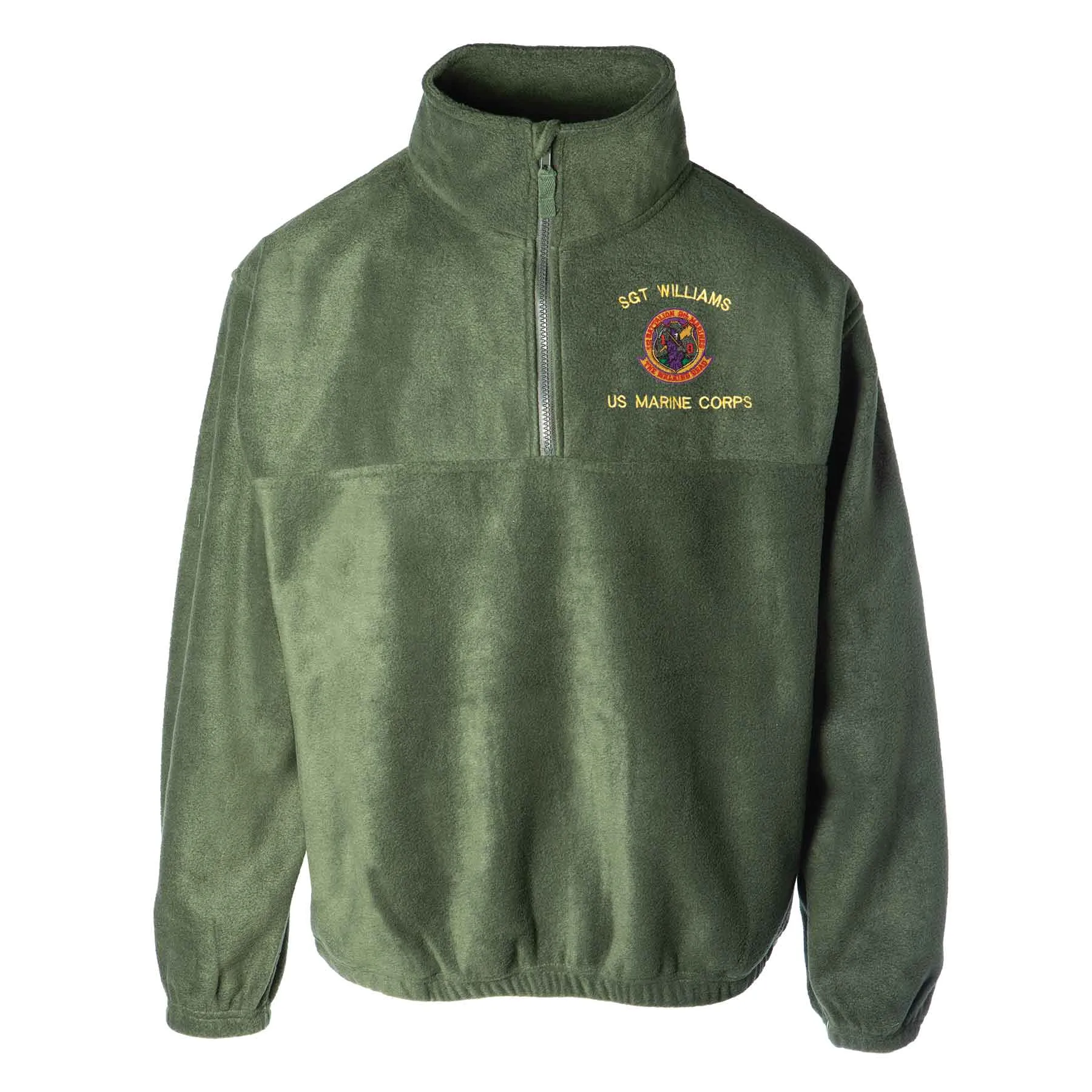 1st Battalion 9th Marines Embroidered Fleece 1/4 Zip