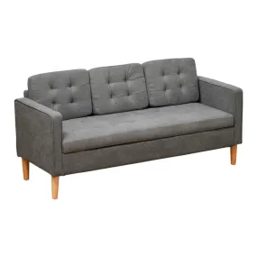 3 Seater Sofa With Storage - Grey