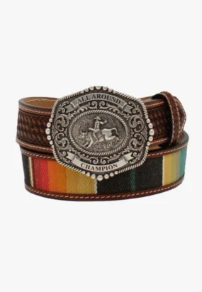 3D Boys Serape Square Concho Belt