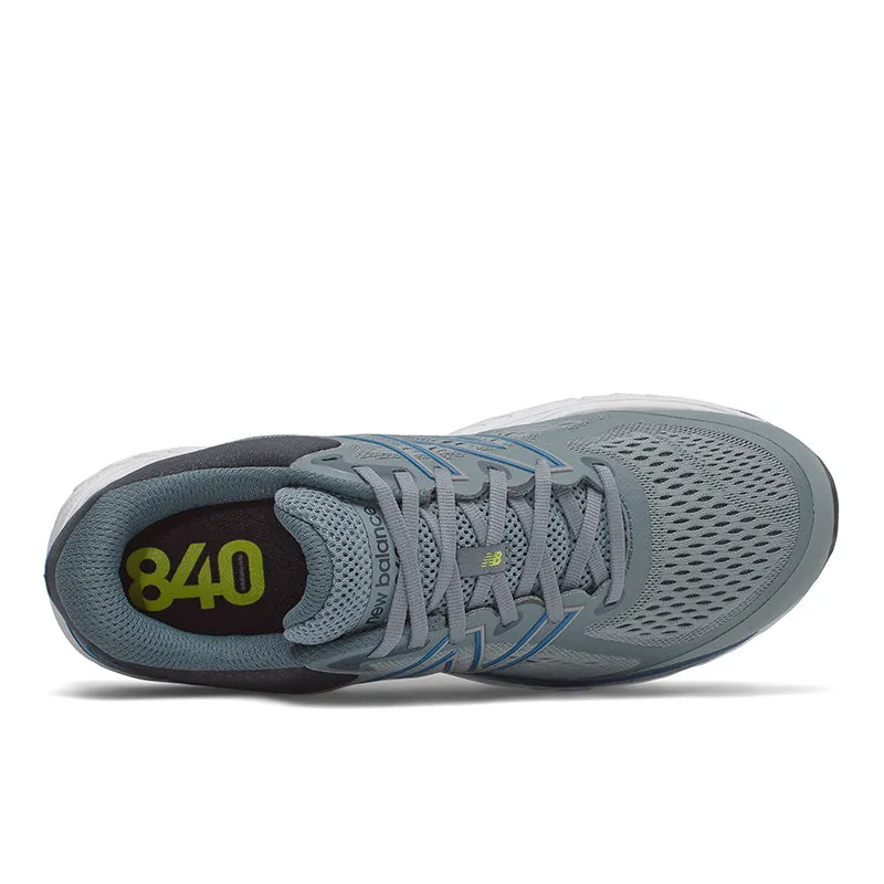 840v5 - Ocean Grey with Oxygen Blue - Men's