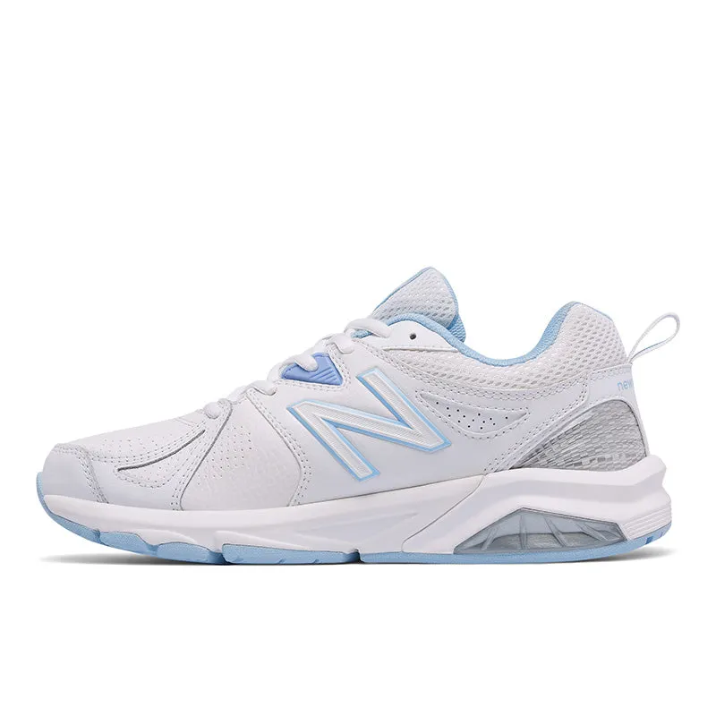 857v2 - White with Light Blue - Women's