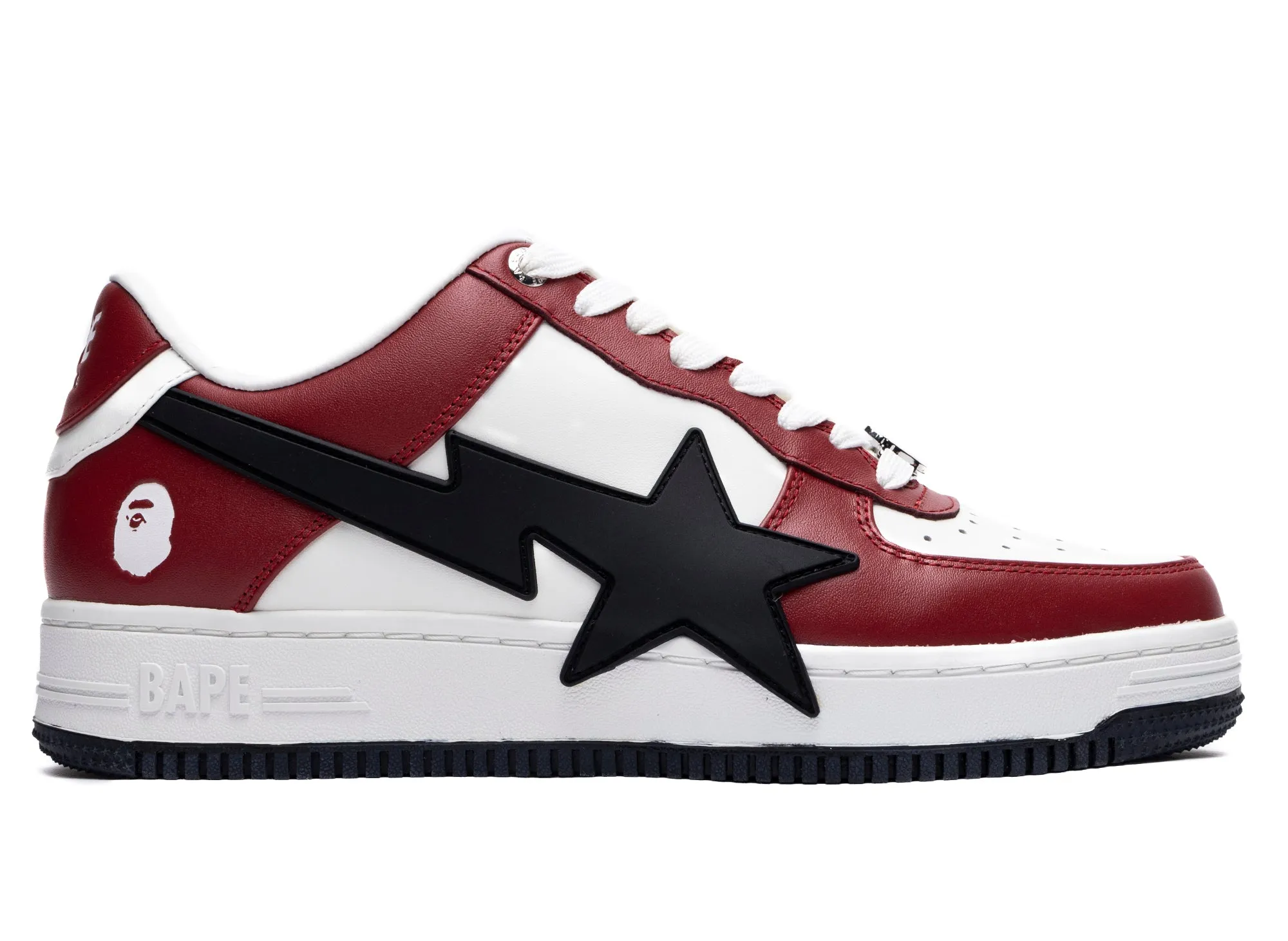 A Bathing Ape Bape Sta OS #2 M2 in Burgundy/Black