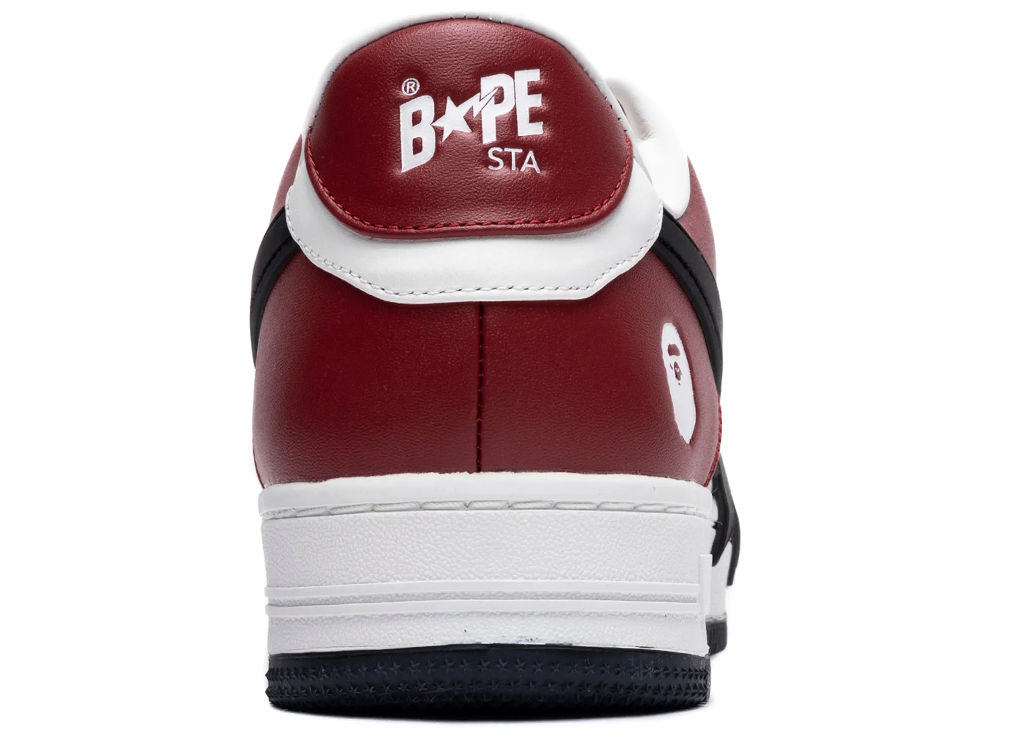 A Bathing Ape Bape Sta OS #2 M2 in Burgundy/Black