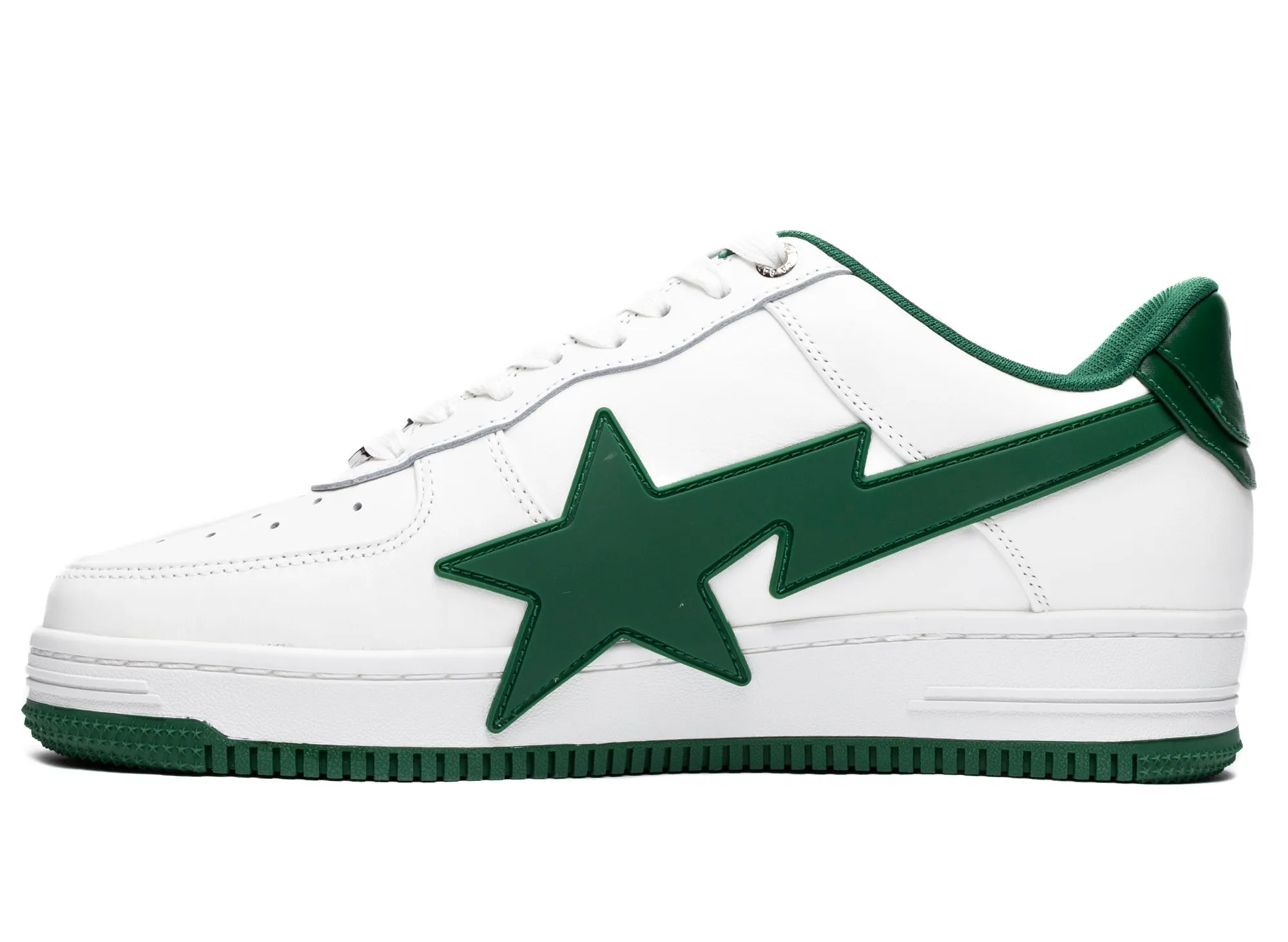 A Bathing Ape Bape Sta OS #2 M2 in White/Green