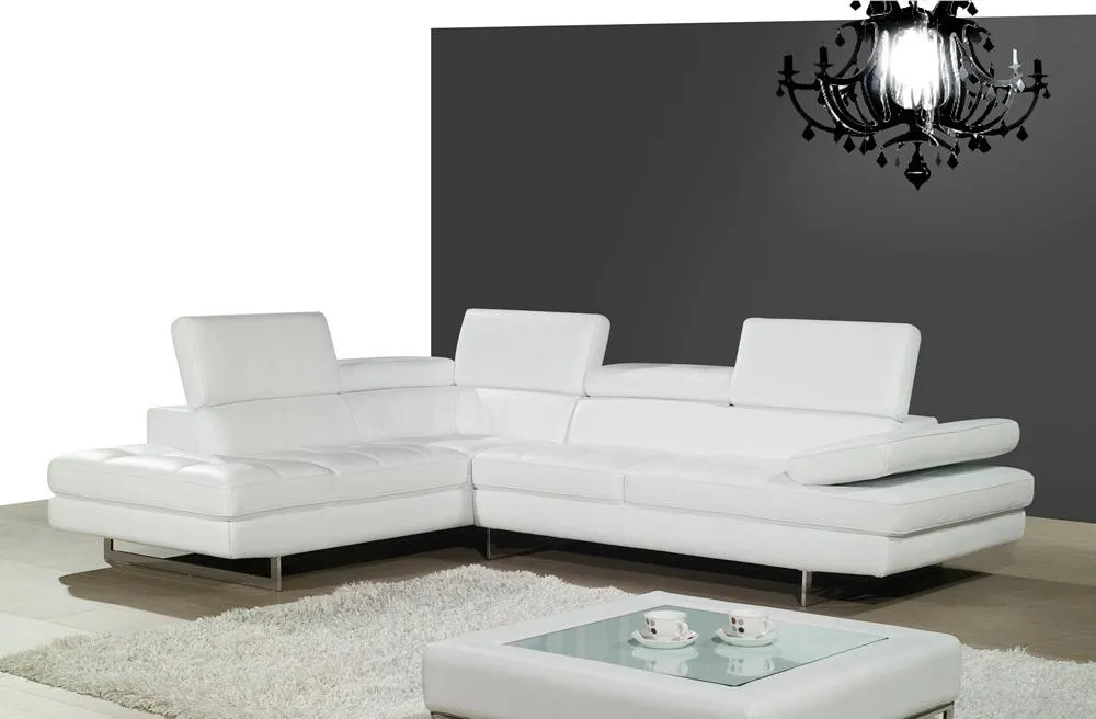 A761 Premium Leather Sectional