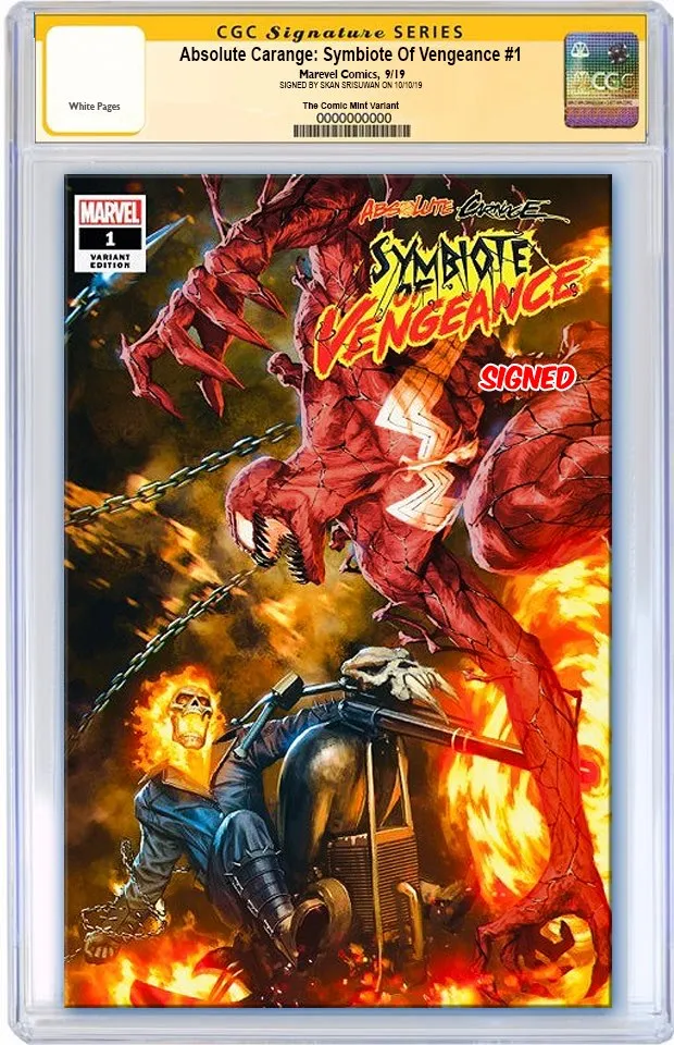 ABSOLUTE CARNAGE SYMBIOTE OF VENGEANCE 1 SKAN VARIANT