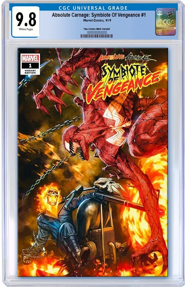 ABSOLUTE CARNAGE SYMBIOTE OF VENGEANCE 1 SKAN VARIANT