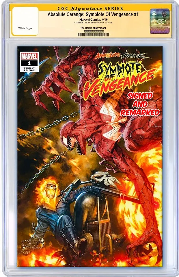 ABSOLUTE CARNAGE SYMBIOTE OF VENGEANCE 1 SKAN VARIANT