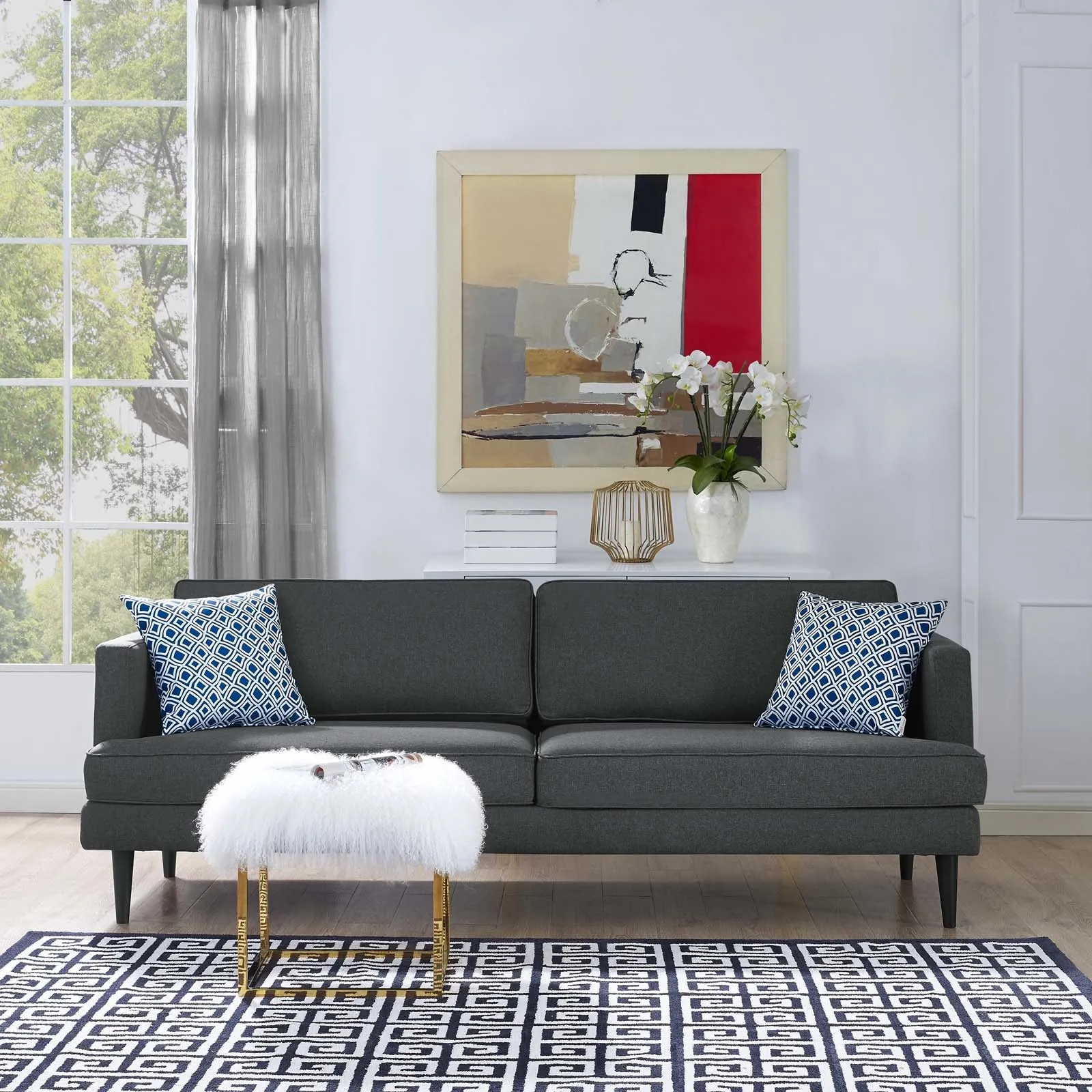 Agile Upholstered Fabric Sofa by Modway