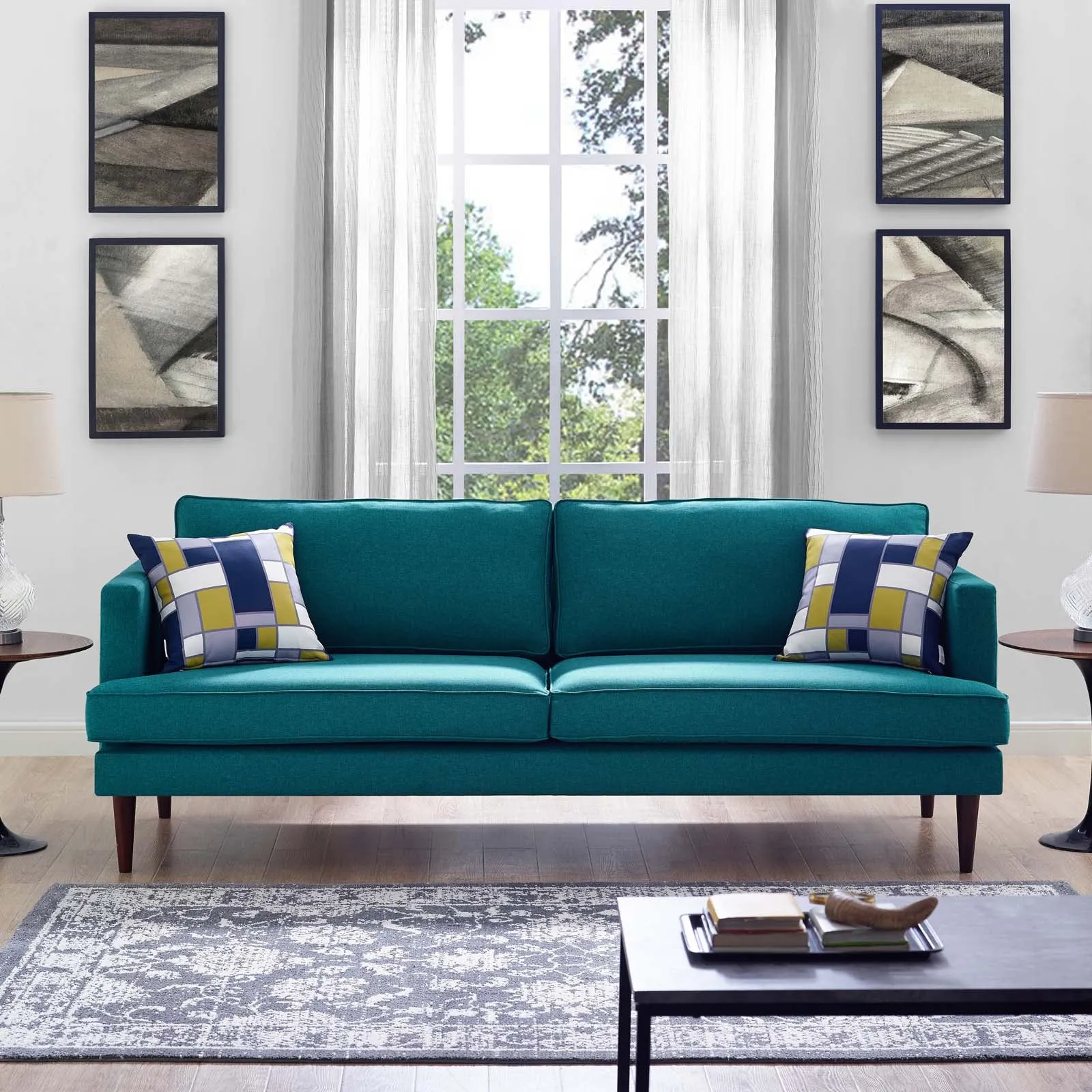 Agile Upholstered Fabric Sofa by Modway