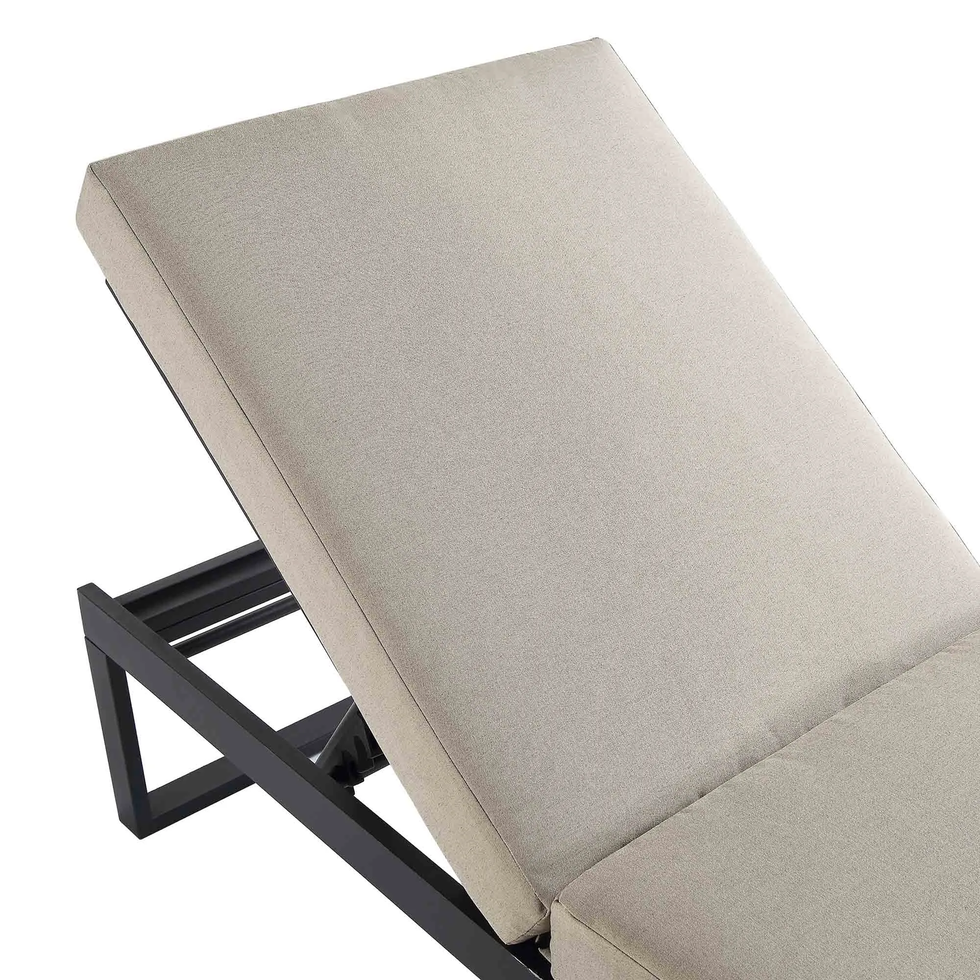 Albany Aluminium Sun Lounger, Taupe