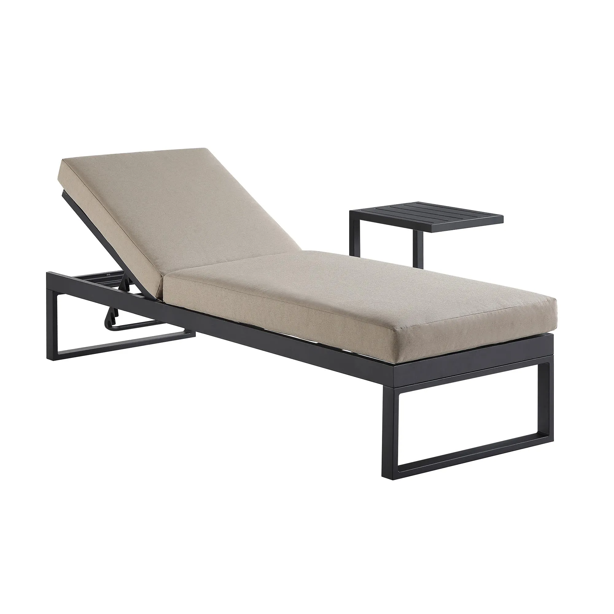 Albany Aluminium Sun Lounger, Taupe