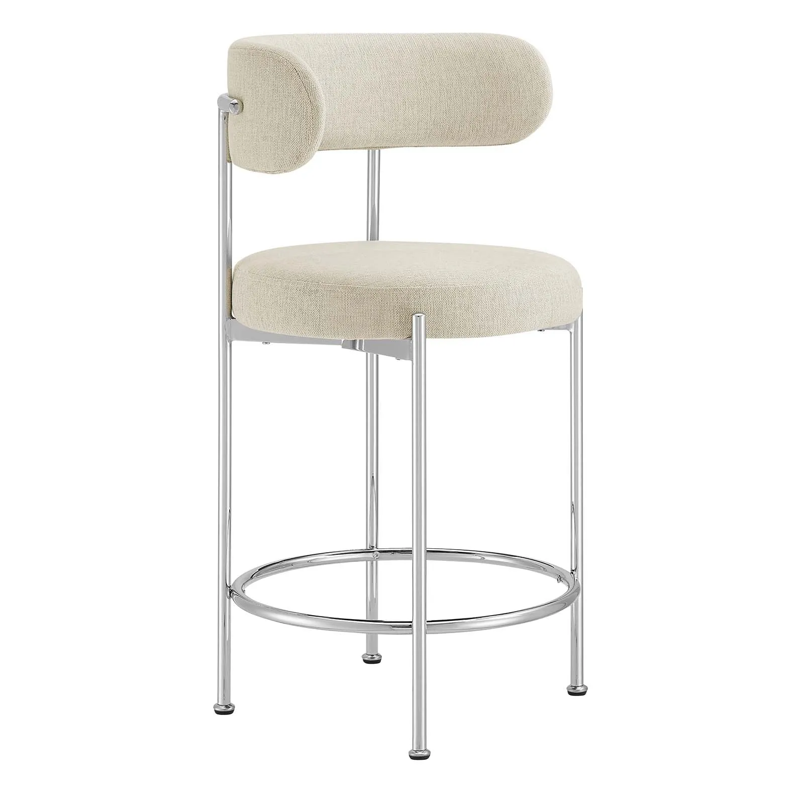 Albie Fabric Counter Stools - Set of 2 by Modway