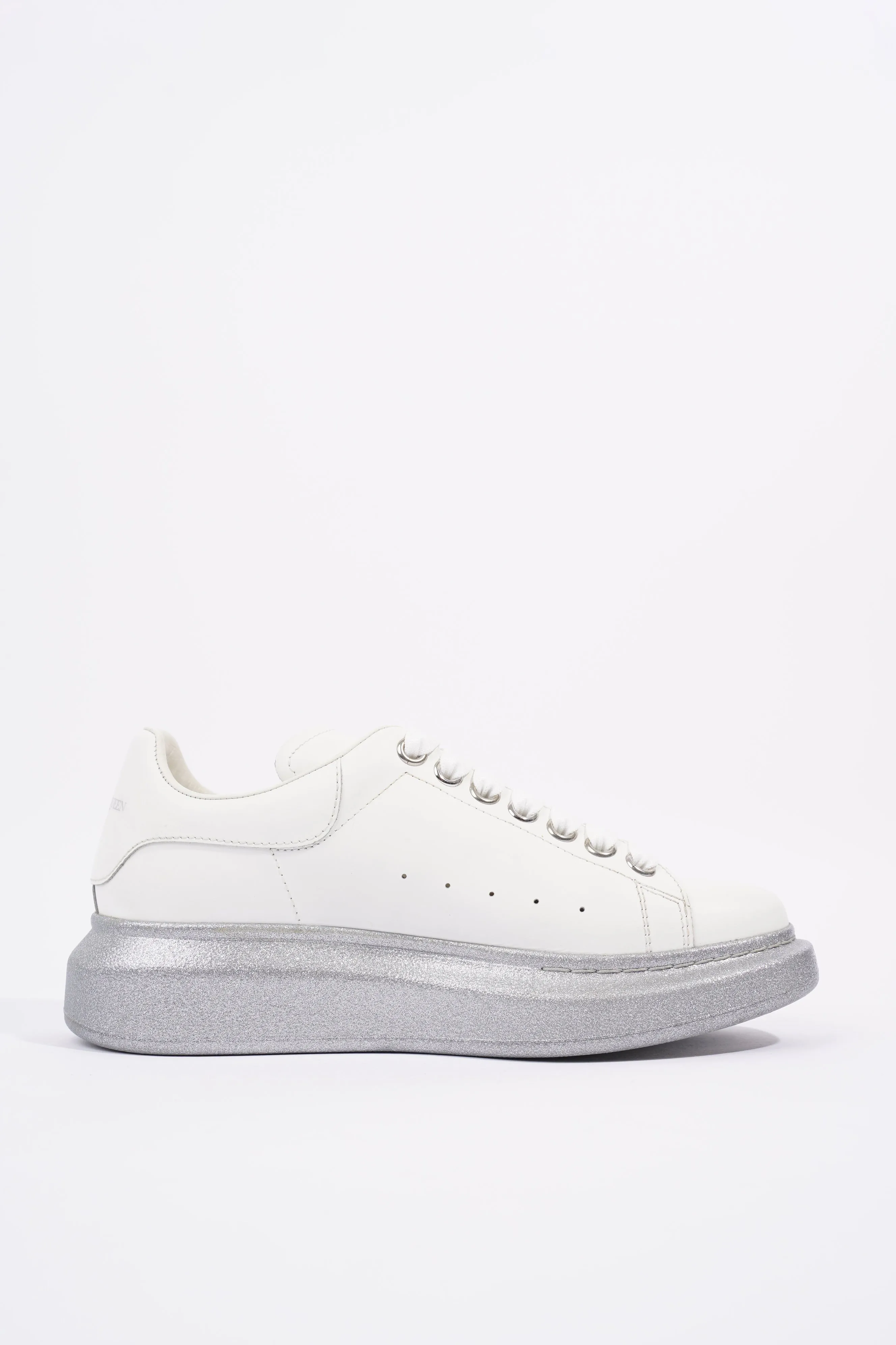 Alexander McQueen Womens Oversized Sneaker White / Grey Midsole EU 37 / UK 4