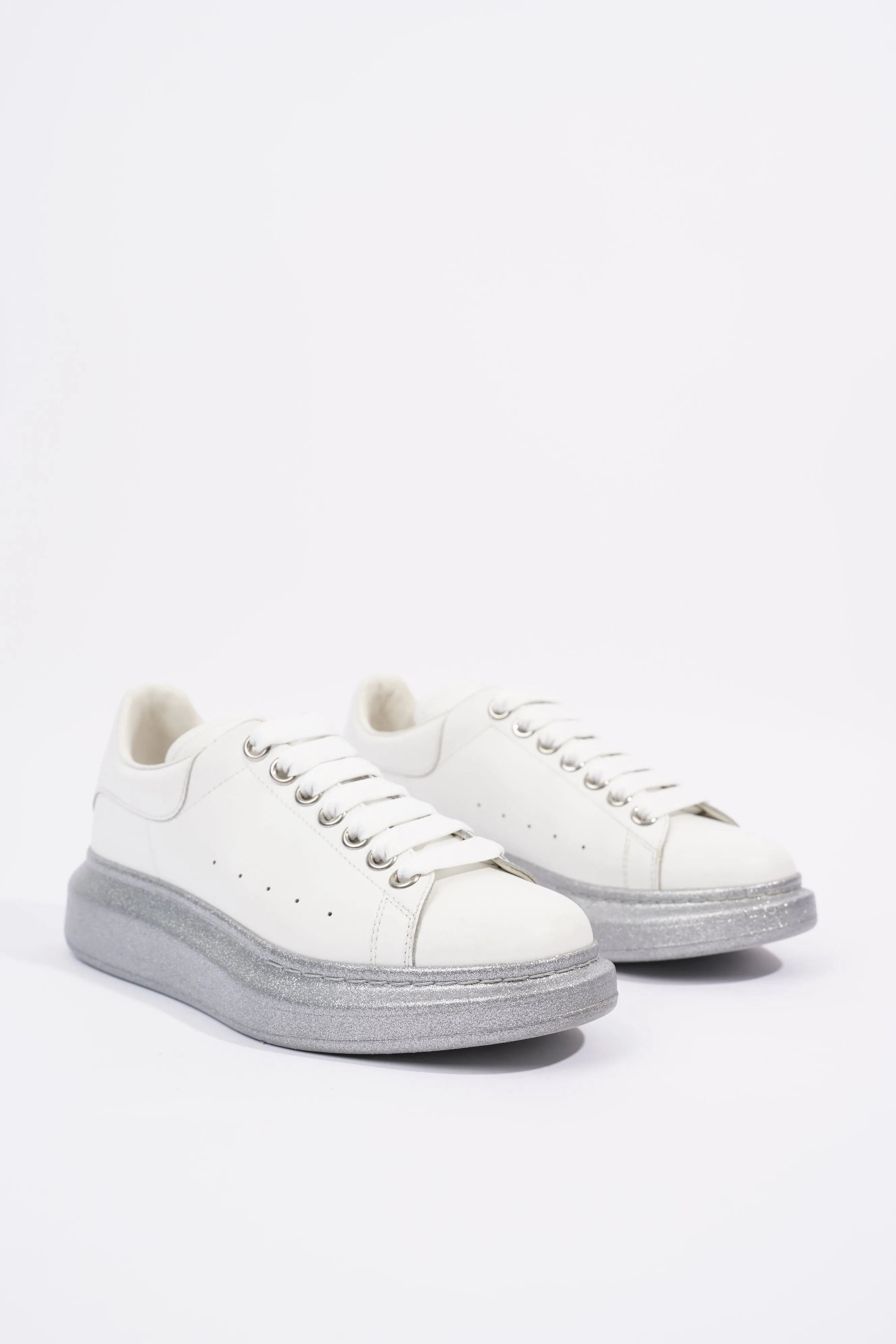 Alexander McQueen Womens Oversized Sneaker White / Grey Midsole EU 37 / UK 4