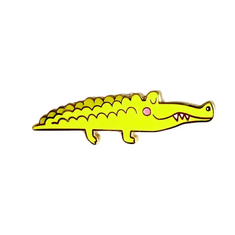 Alligator Enamel Pin