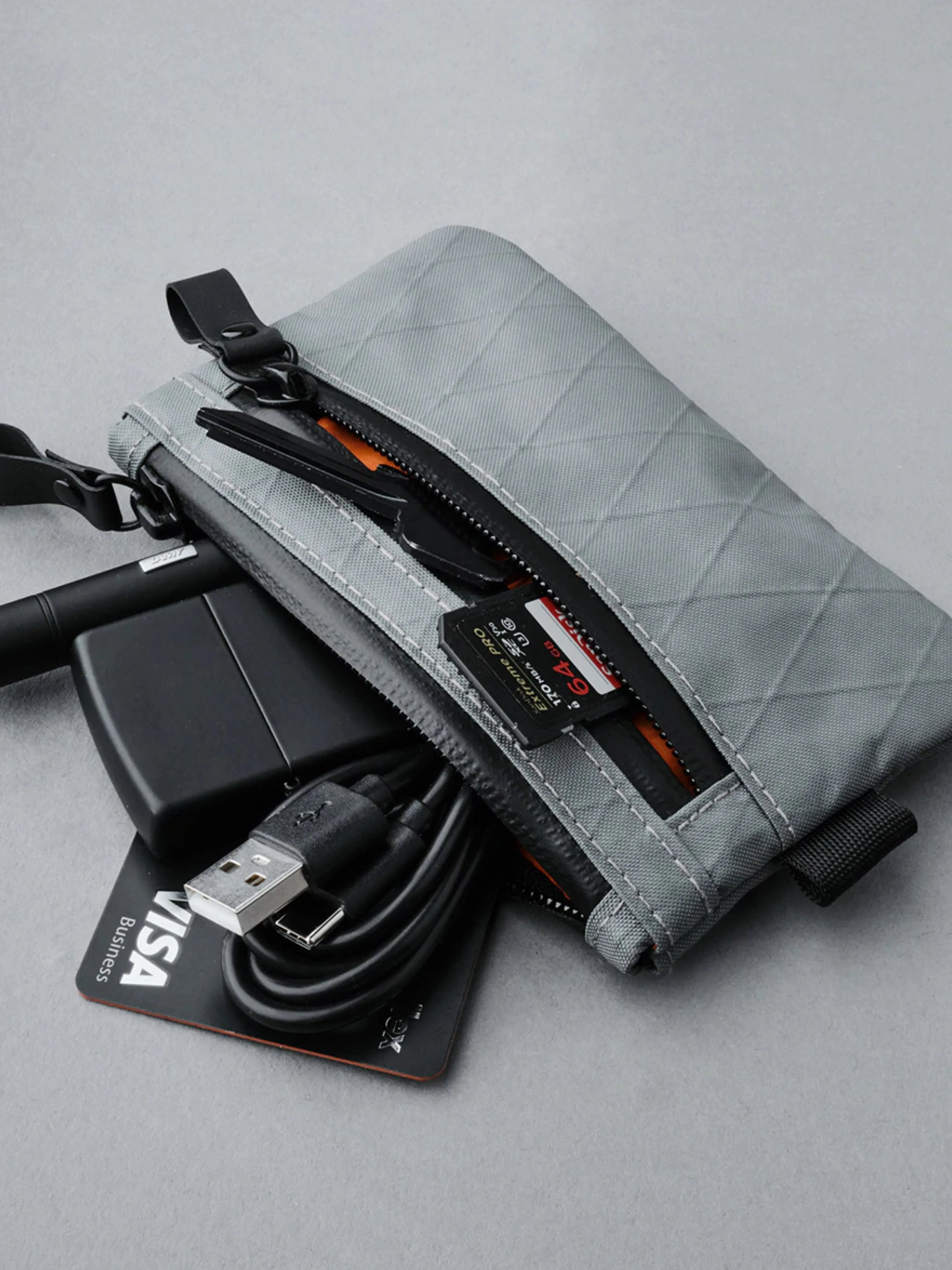 Alpaka Zip Pouch Slate Grey