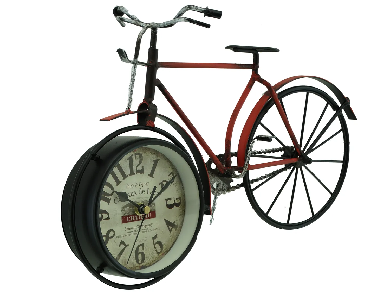 Antique Bicycle Desk Clock