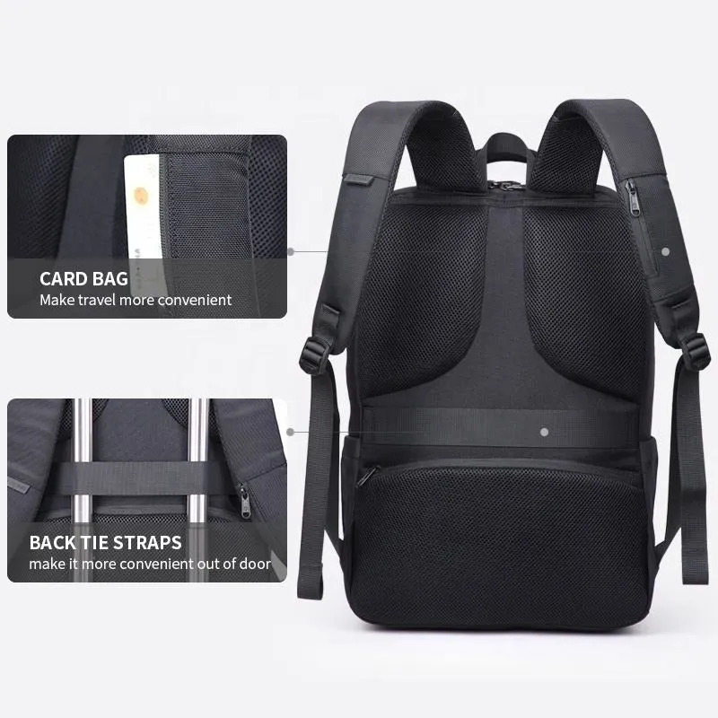 Aoking Multifunction Business Laptop Backpack with USB Charging Port