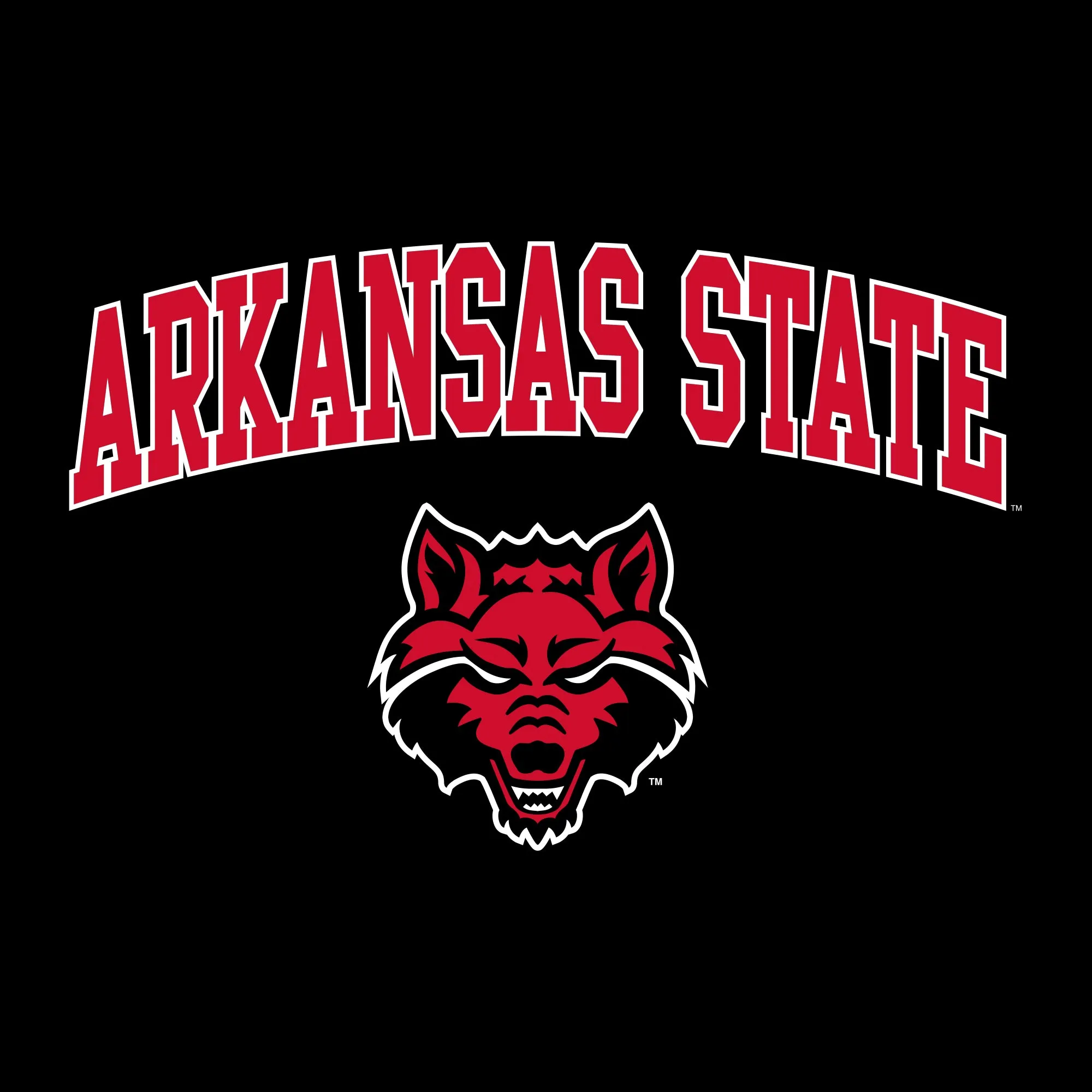 Arkansas State Arch Logo Hoodie - Black