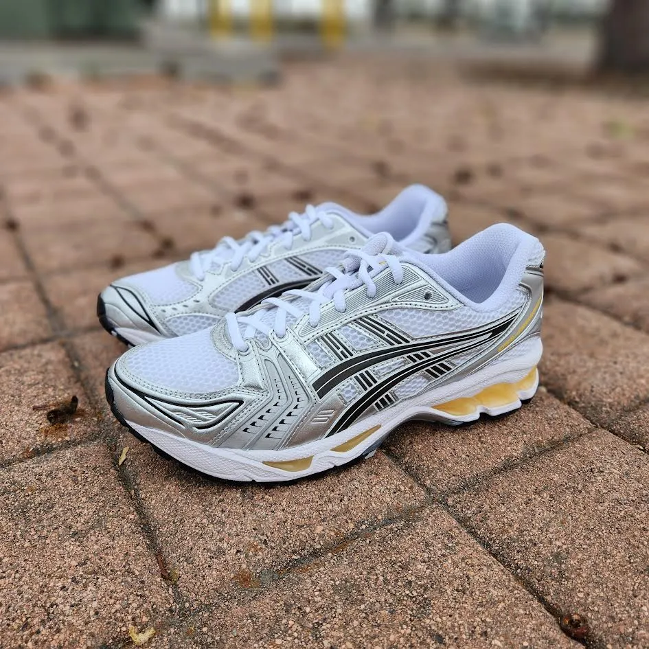 Asics Gel-Kayano 14 'White Ta-Chi Yellow'