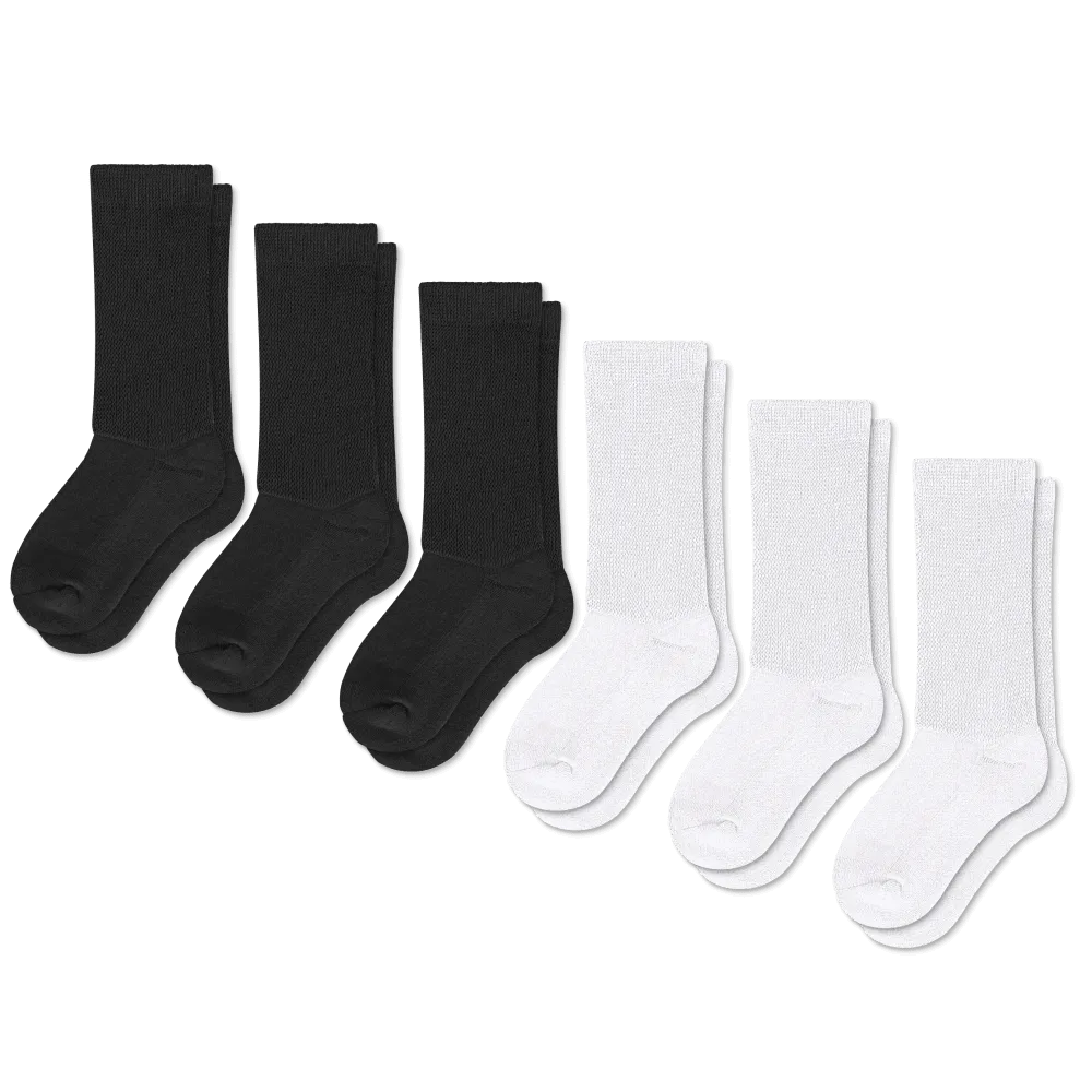 Basics EasyStretch™ Diabetic Socks Bundle 6-Pack