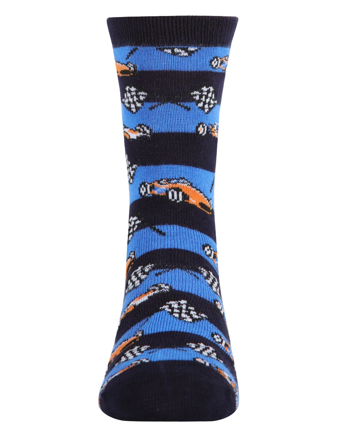 Boys' Race Car Rayon from Bamboo Crew Socks