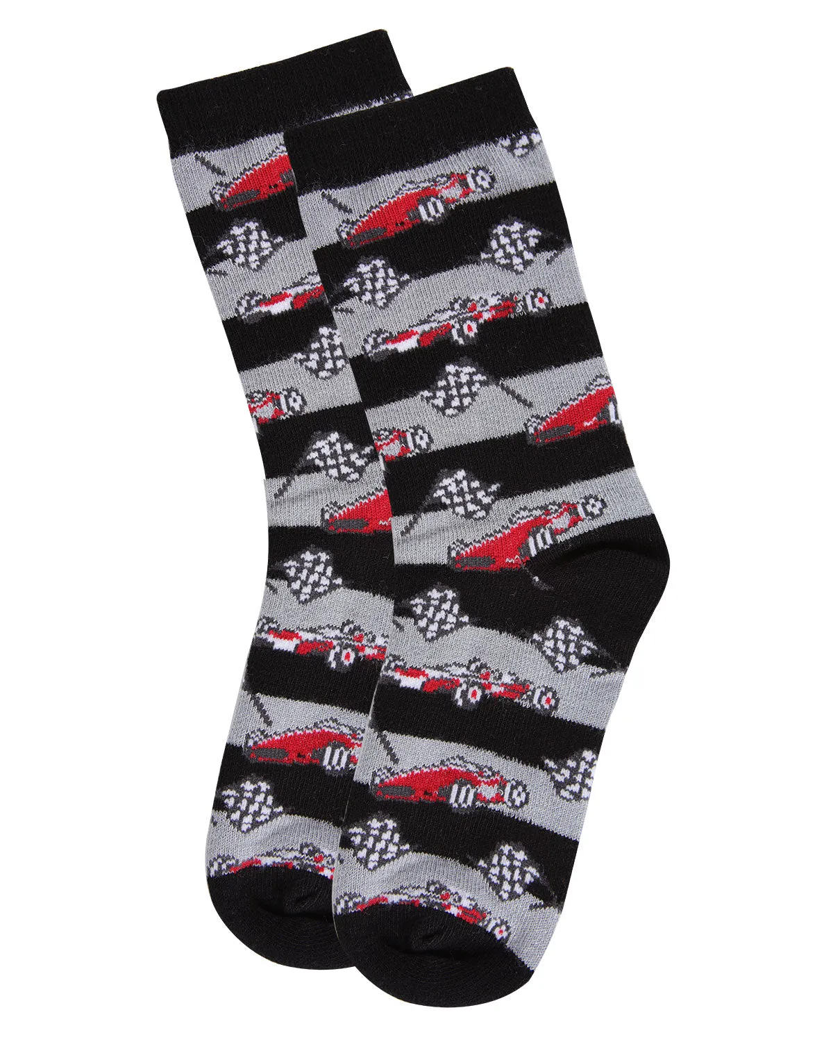 Boys' Race Car Rayon from Bamboo Crew Socks