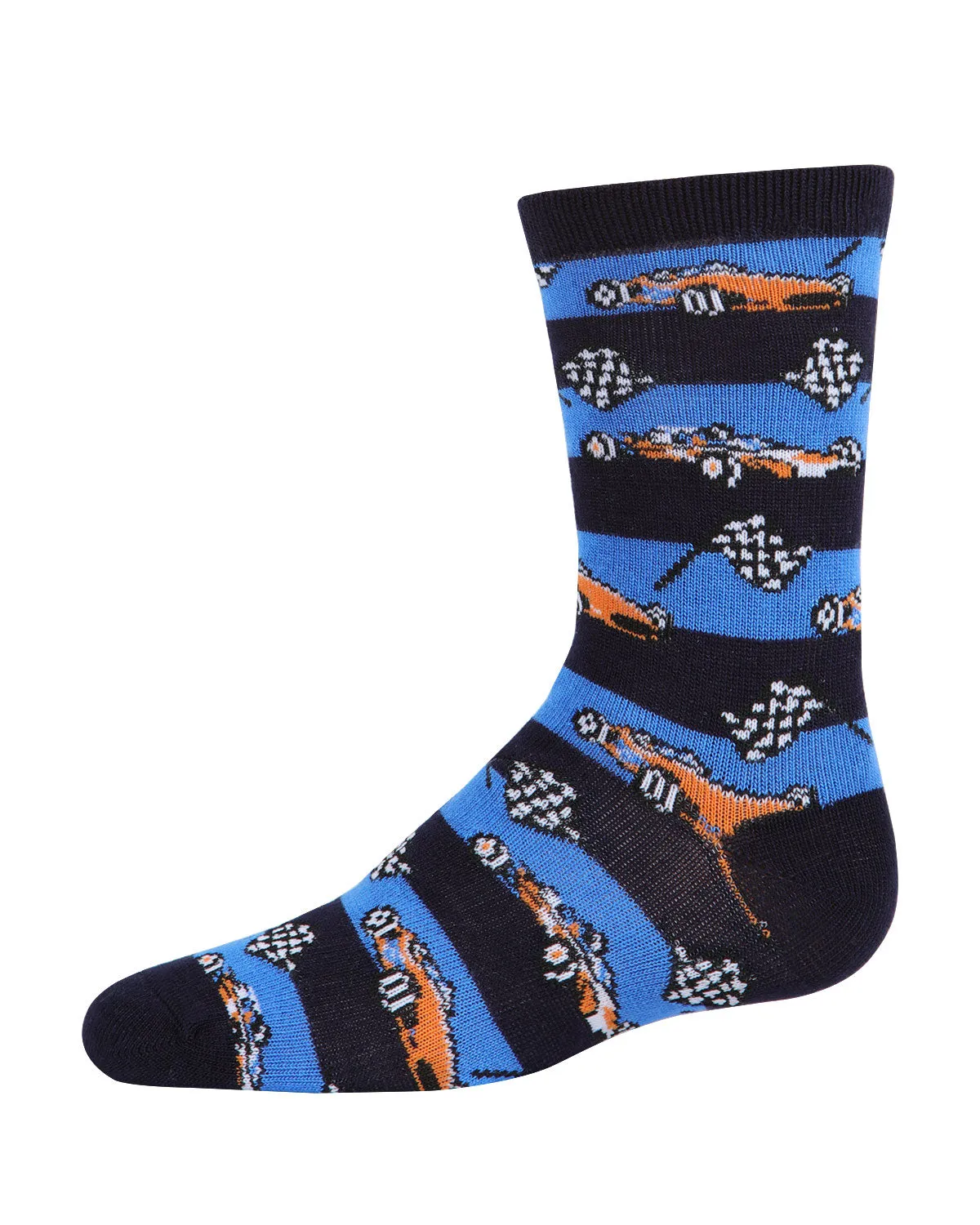 Boys' Race Car Rayon from Bamboo Crew Socks