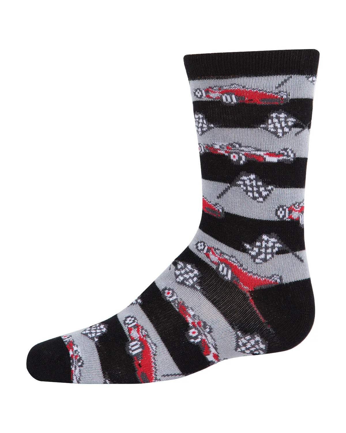 Boys' Race Car Rayon from Bamboo Crew Socks