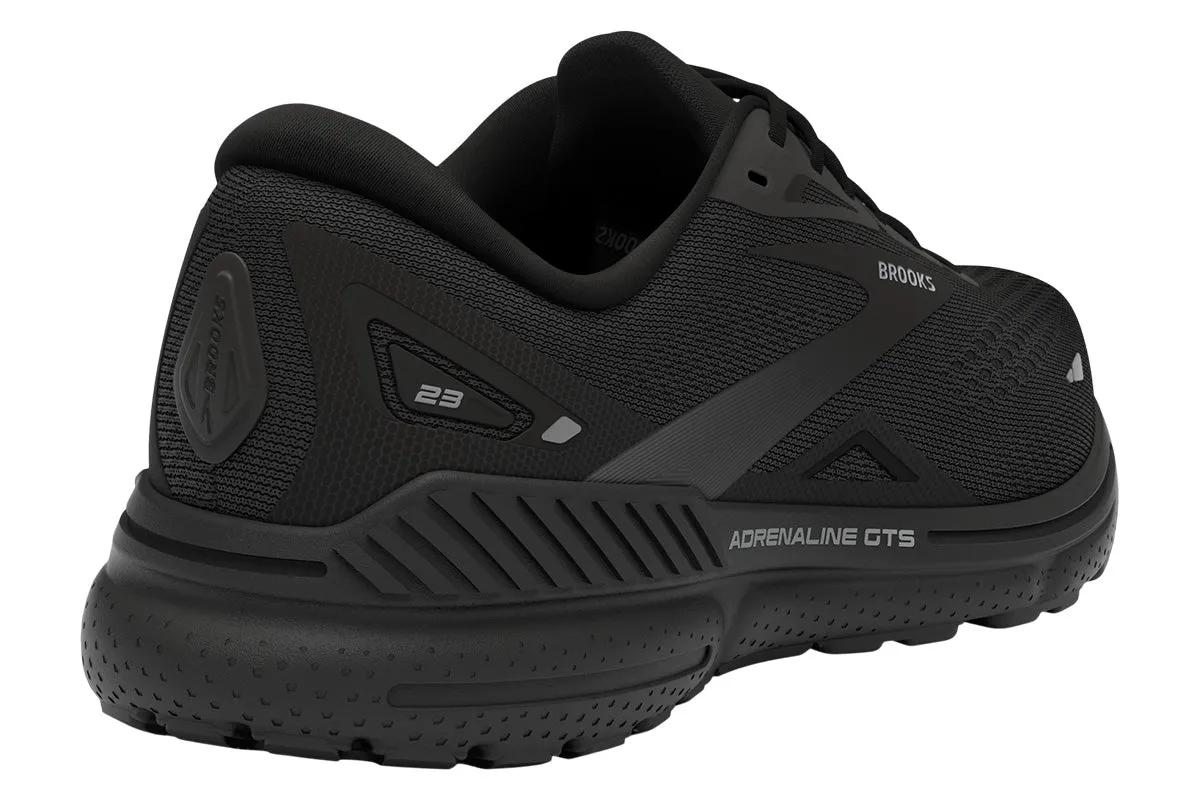 Brooks Adrenaline GTS 23 D Black/Black/Ebony Mens