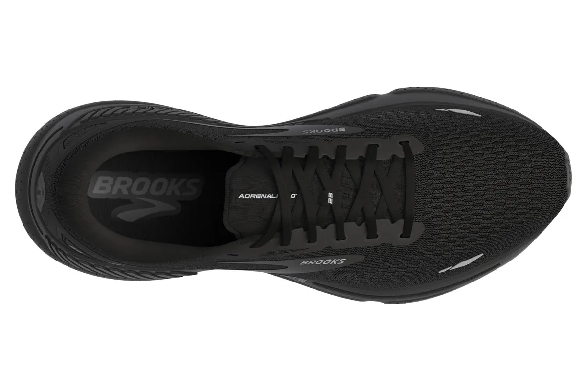 Brooks Adrenaline GTS 23 D Black/Black/Ebony Mens