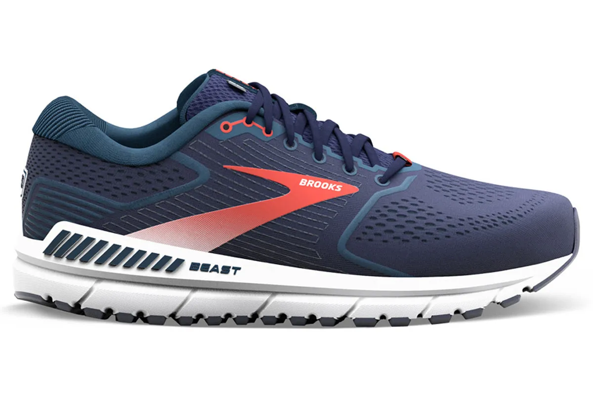 Brooks Beast 20 2E Peacoat/Midnight/Red Mens