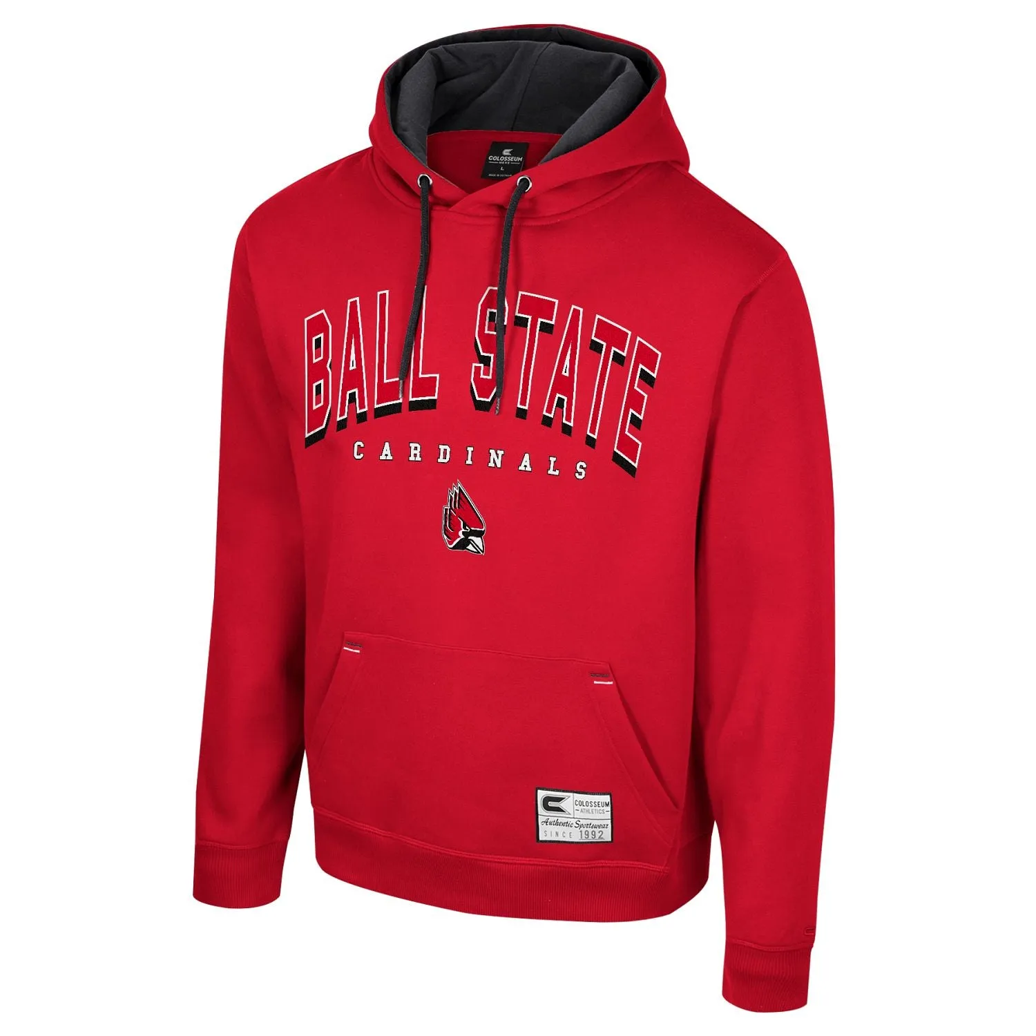 BSU Cardinals Men's Arch Logo Fleece Hoodie