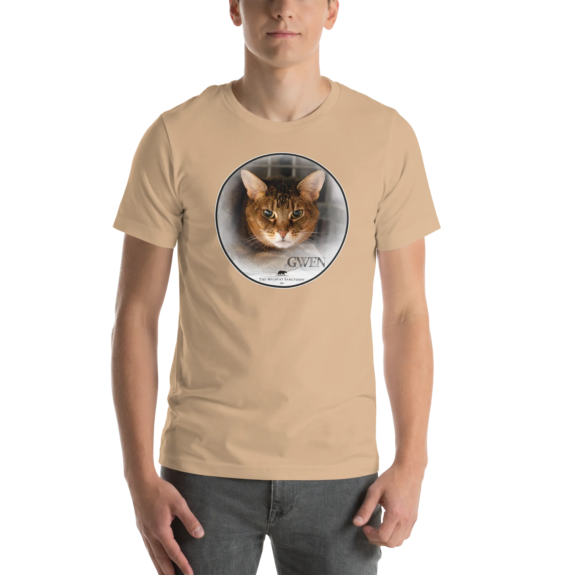 Chausie Cat Gwen Short-Sleeve Unisex T-Shirt