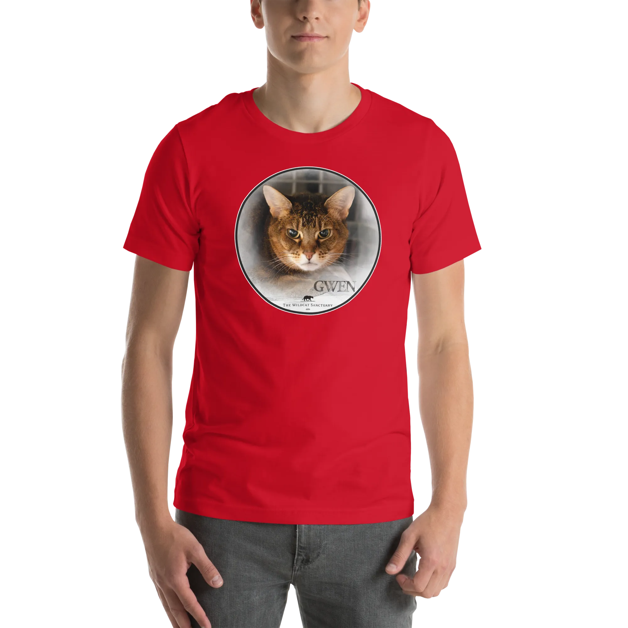 Chausie Cat Gwen Short-Sleeve Unisex T-Shirt