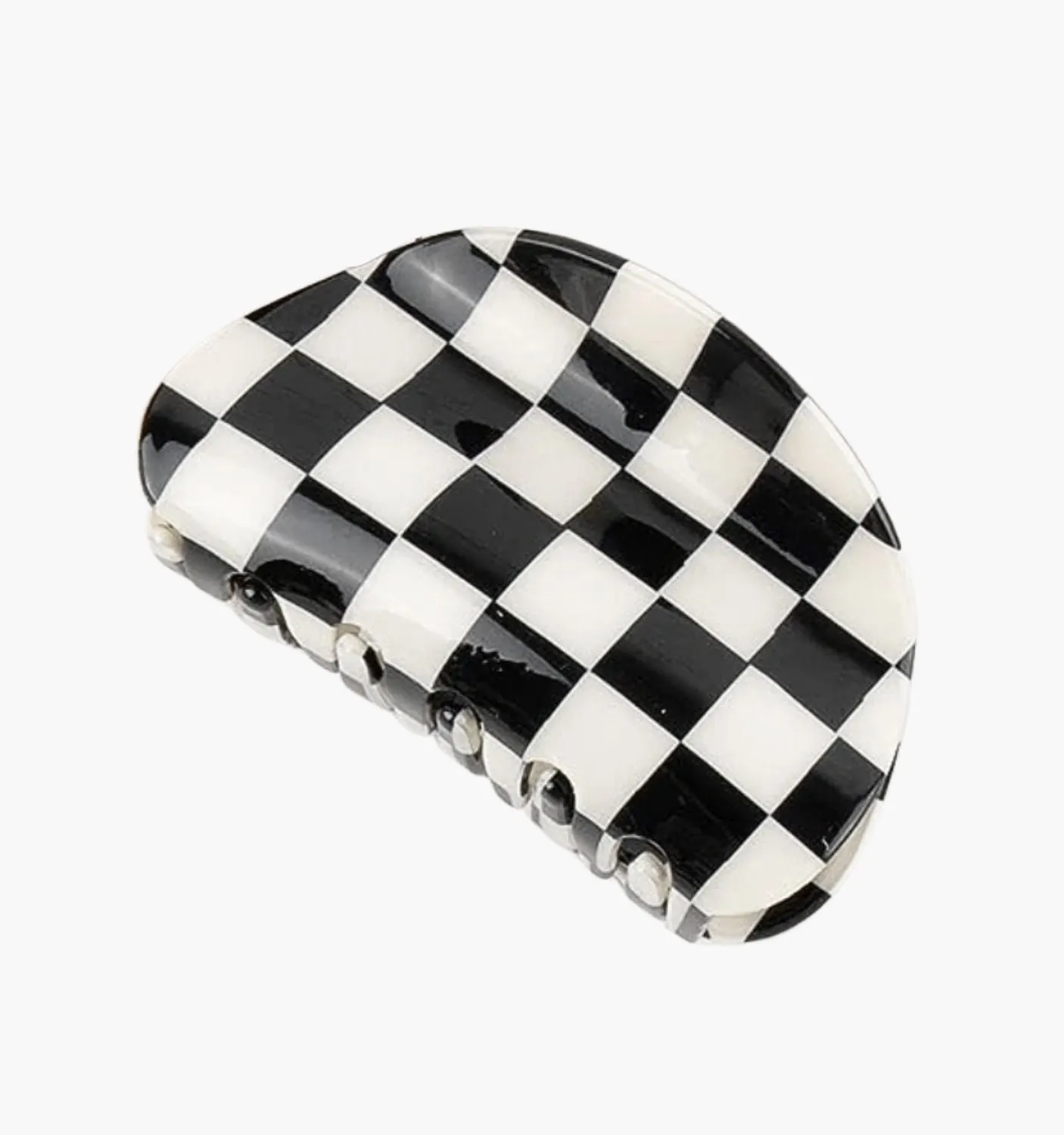 Checker Hair Clip