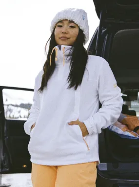 Chloe Kim Technical Half Zip Fleece - Bright White