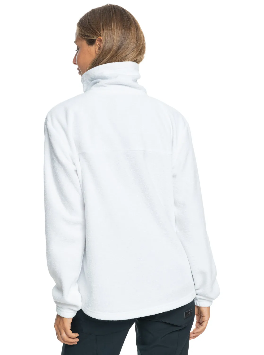 Chloe Kim Technical Half Zip Fleece - Bright White