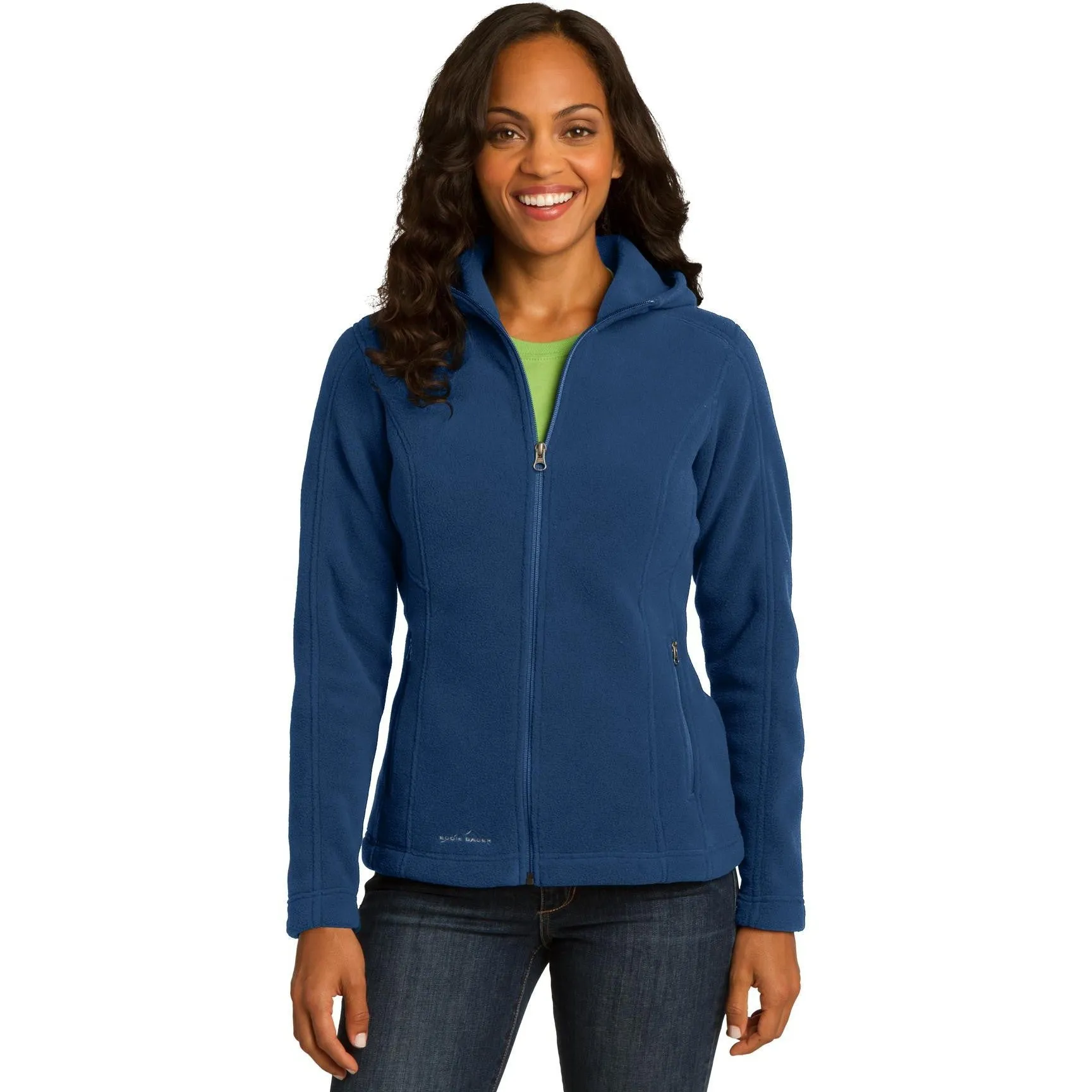 CLOSEOUT - Eddie Bauer Ladies Hooded Full-Zip Fleece Jacket